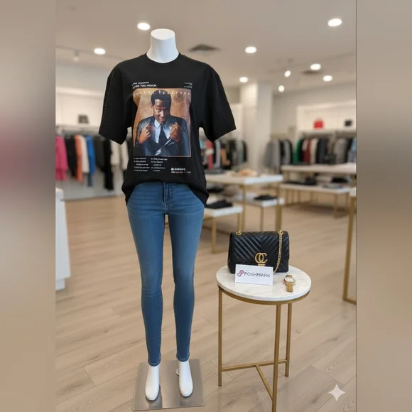 Luther Vandross “Never Too Much” Graphic Tee | Black | 3X - Picture 1 of 2